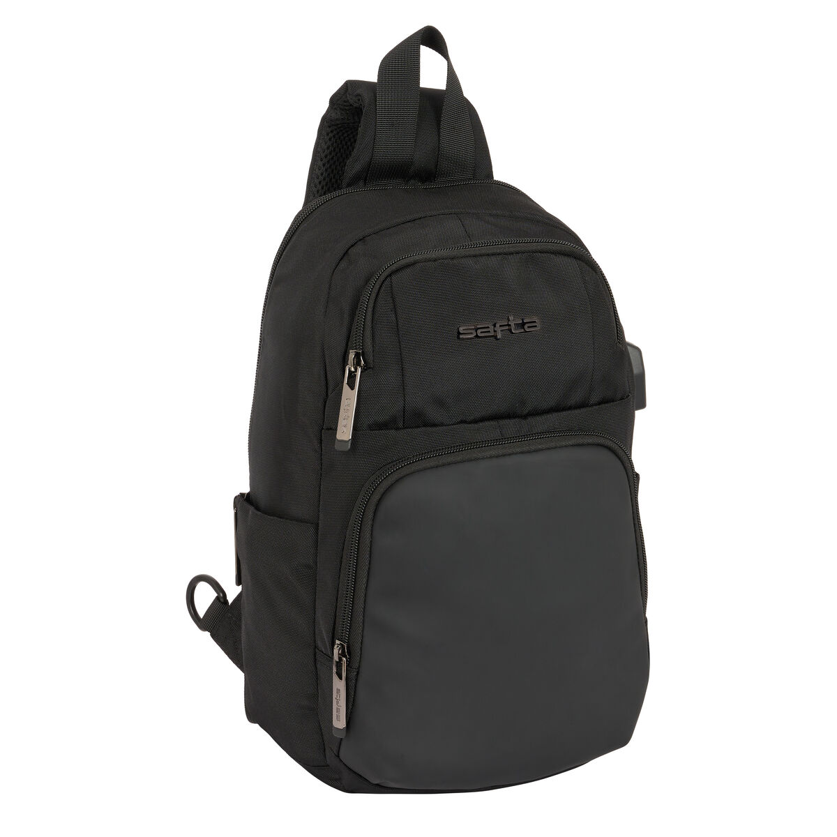 Seljakott Safta Black Must 18 x 34 x 12 cm